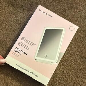 White LED Travel Mirror